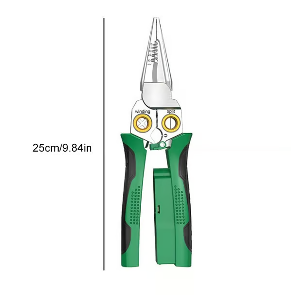 8 in 1 Wire Stripper Twister for Cutting and Pulling Wires Cable Scissors,Voltage Tester Pliers