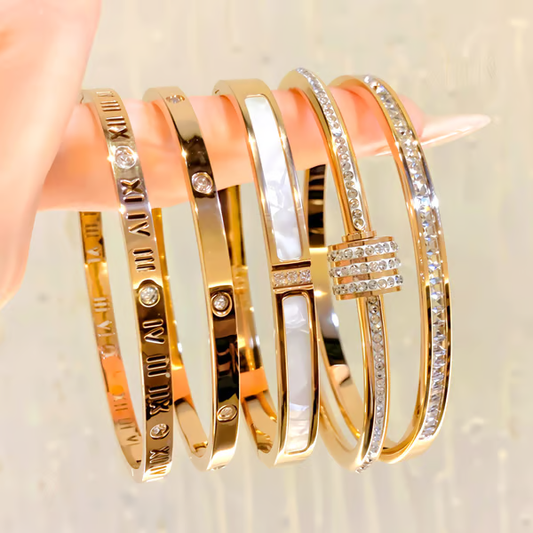 Gypsophila bracelet set